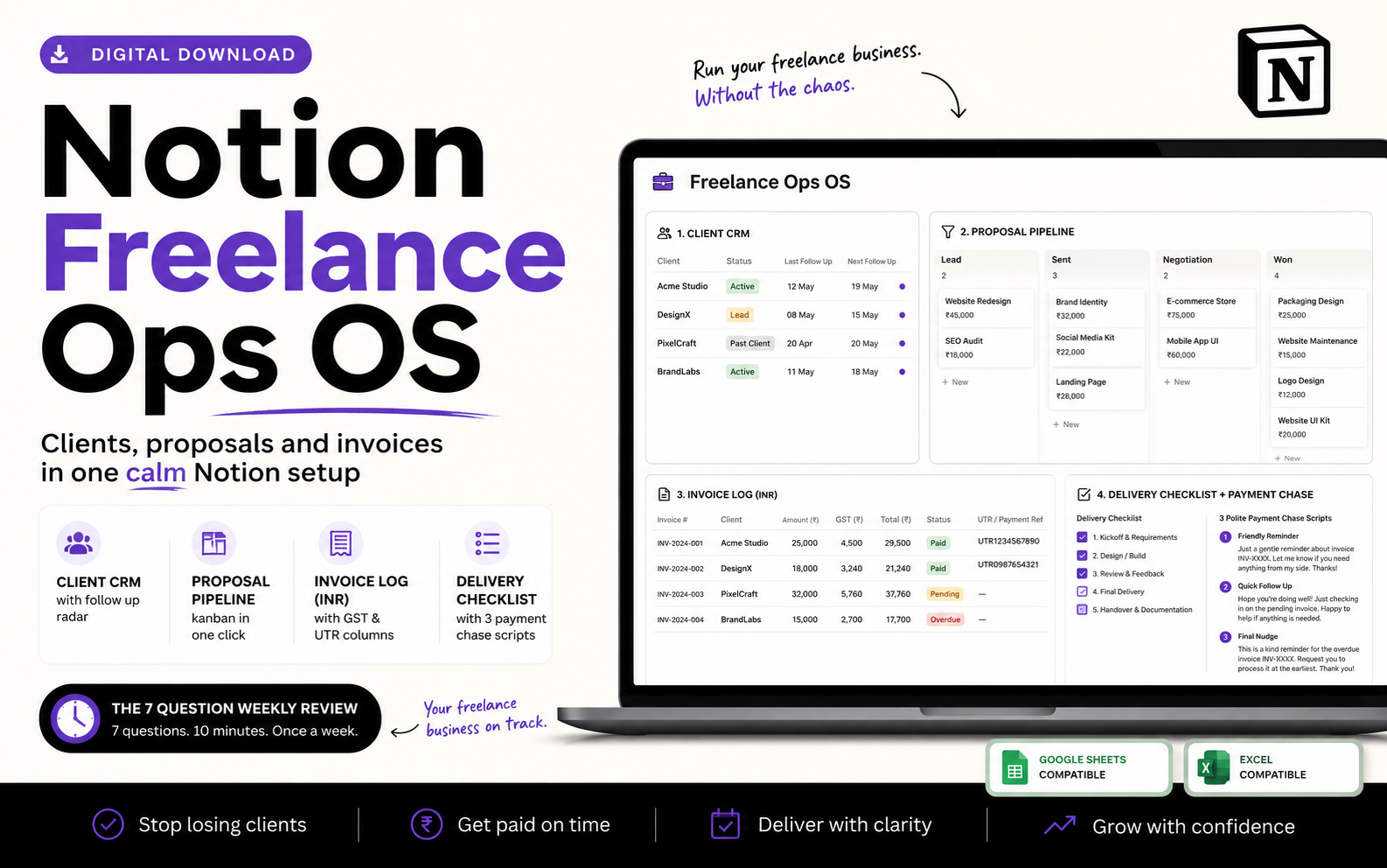 Notion Freelance Ops OS