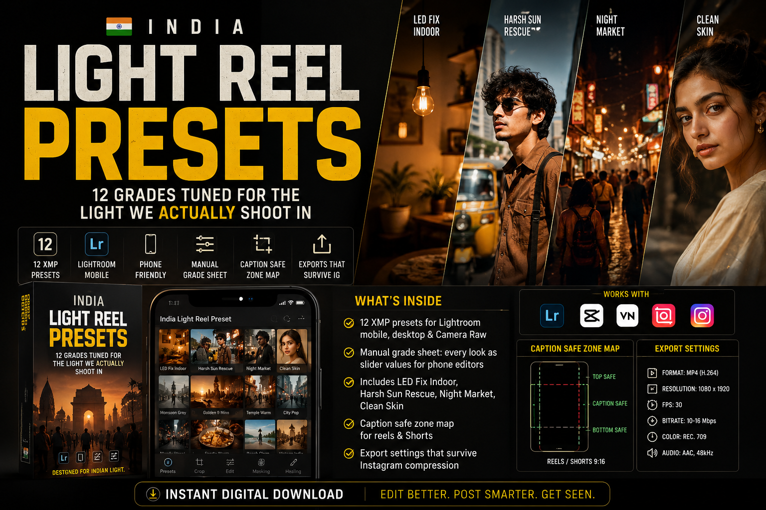 India Light Reel Presets